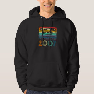 Fest som om det är 2007 Retro 15-års festklänning Hoodie