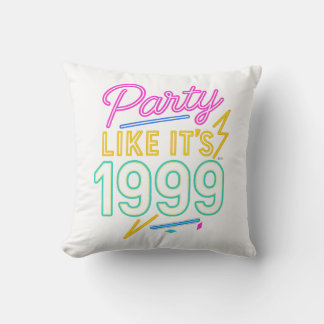 Fest som om det vore 1999®™ – Neon Voltage Kudde