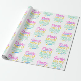 Fest som om det vore 1999®™ – Neon Voltage Presentpapper