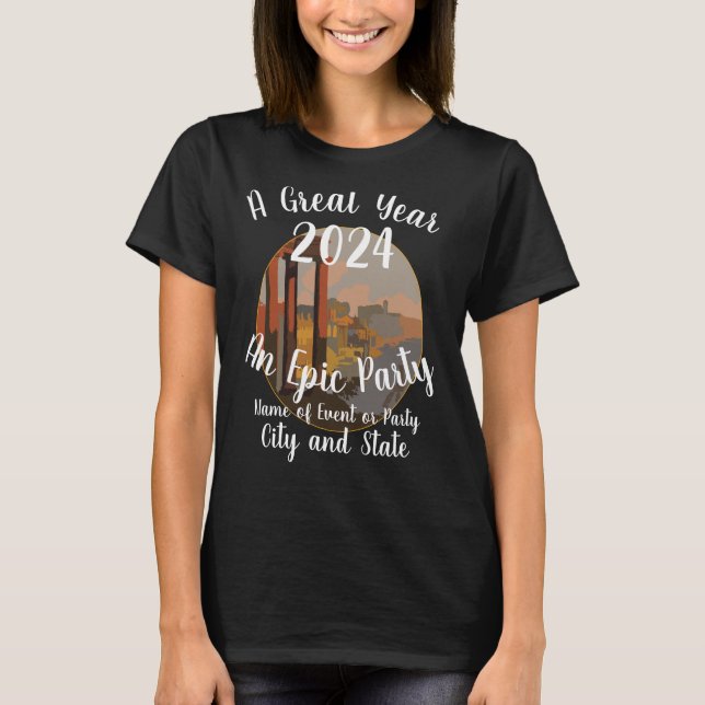 Fest souvenir T-shirt Matchande mall T-shirt 2046 (Framsida)