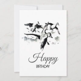 FESTA DI COMPLEANNO del cacciatore d'anatre Inbjudningar