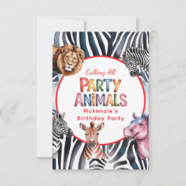 Festa di compleanno per bambini 'Calling All Party Tack Kort