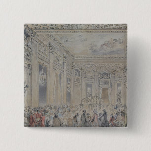 Festa givet av Madam du Barry för Louis XV Knapp