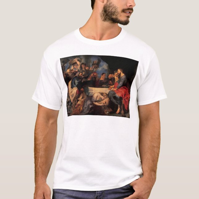 Festa i huset av Simon phariseen, c.1620 Tee (Framsida)