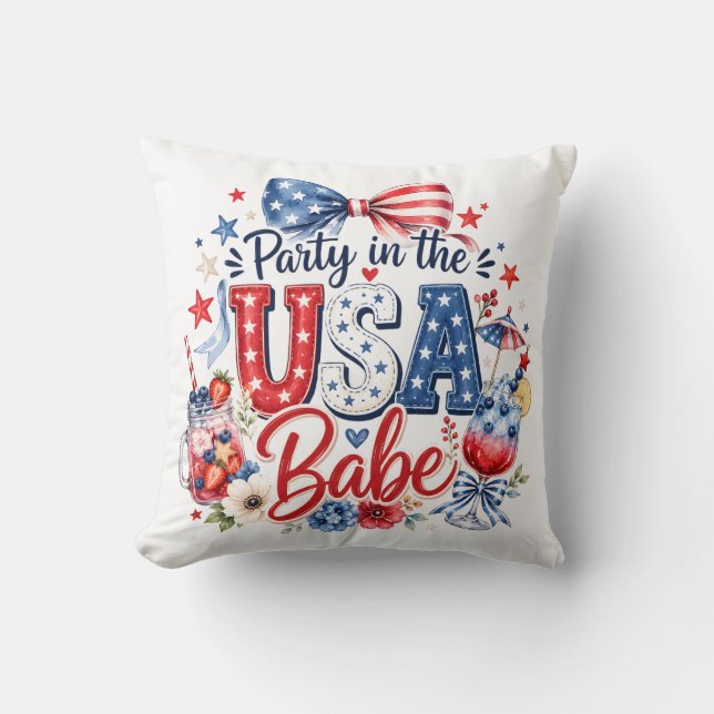 Festa i USA Babe Kudde (Framsida)