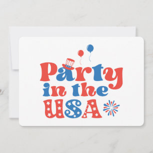 Festa i USA Inbjudningar