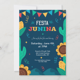 Festa Junina Inbjudningar
