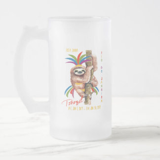 Festa Junina, Rio de Janeiro, Brasilien, Slothdjur Frostat Ölglas