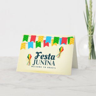 Festa Junina - Välkommen till Brasilien Helgkort
