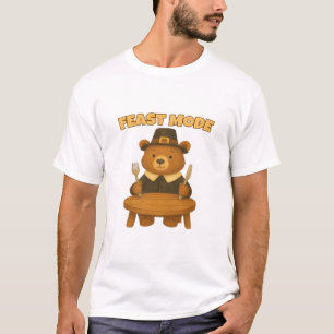 Festa läge Thankgiving Turkiet - Söt pilgrimsturke T Shirt