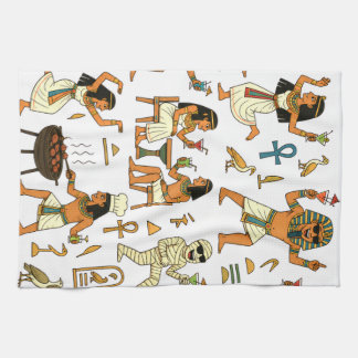 Festa som en egyptier kökshandduk