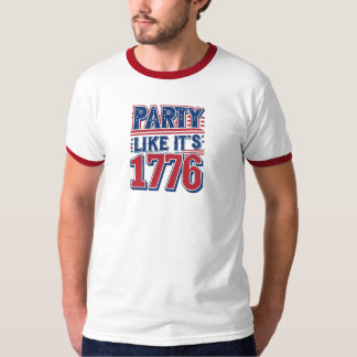 Festa som om det vore 1776 - 4 juli T-shirt