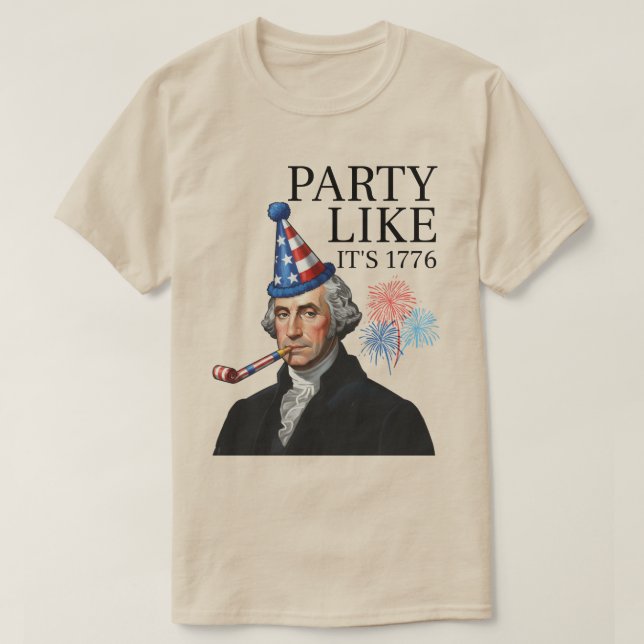 Festa som om det vore 1776 t shirt (Design framsida)