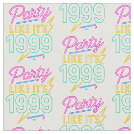 Festa som om det vore 1999®™ – Neon Voltage Tyg
