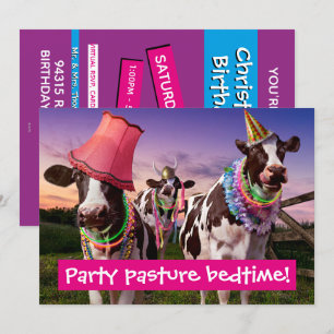 Festa Tills Korna Kommer Hem Inbjudningar