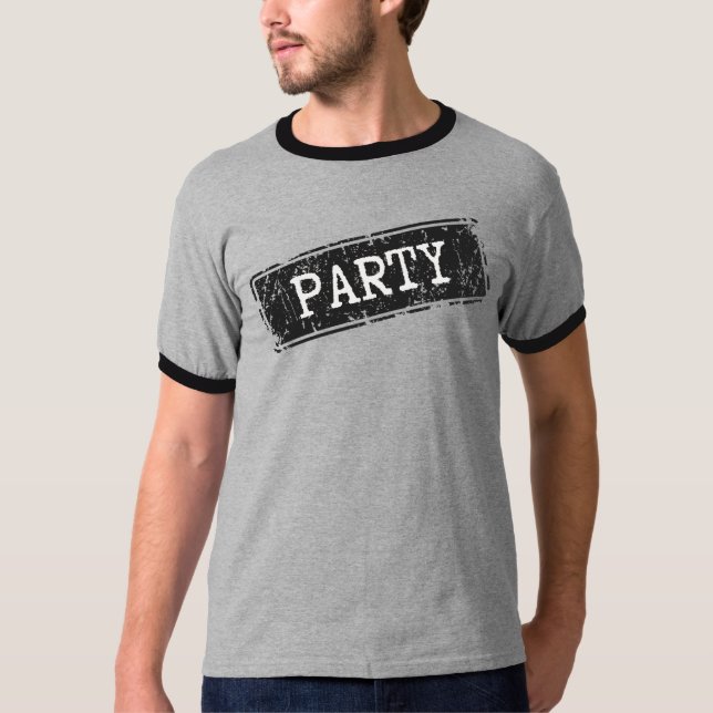 Festarbetströja med logotyp för festande t shirt (Framsida)
