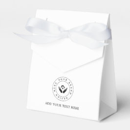 Festartiklar Anpassad logotyp & text förpackning Presentaskar