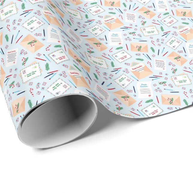 Festbrev till tomte jul jul presentpapper (Rullad Hörn)