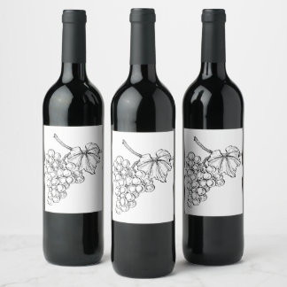 FESTDAG FÖR VIN VINFLASKA ETIKETT