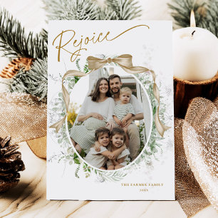 Festen Kokett Jul Holiday Fotokort Julkort