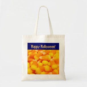 Fester för happy halloweentote bagscandy corn tygkasse