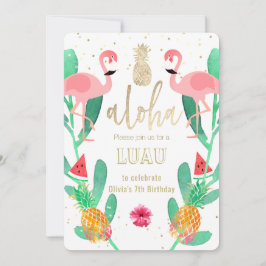 festerflamingo luau inbjudningar