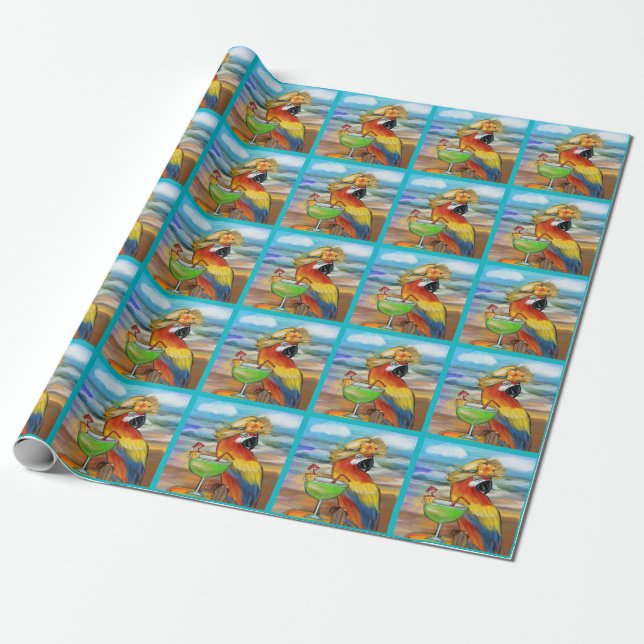 Festerpapagaller Presentpapper (Utrullad)
