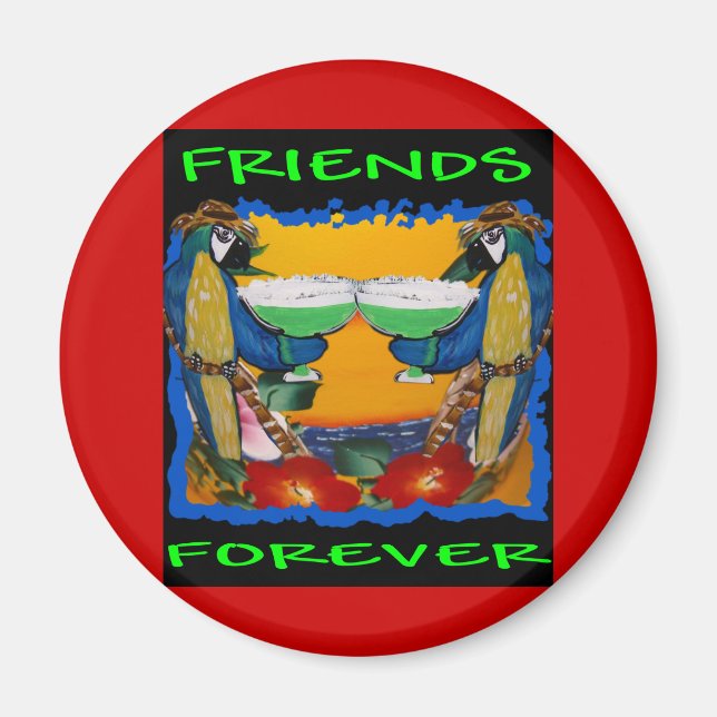 Festerpapegojor Magnet (Framsidan)