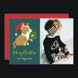 Festic Cute Santa Corgi God jul Photo Julkort<br><div class="desc">God Jul! Skicka dina julhälsningar under den här säsongen med det här anpassadet med ett platt jokerkort för julfoto. Den har en fin smak med ett trollspö av tomat och magi. Anpassa genom att lägga till foto,  namn,  år och andra detaljer. Det här snygga fotojulkortet finns i andra kartonger.</div>