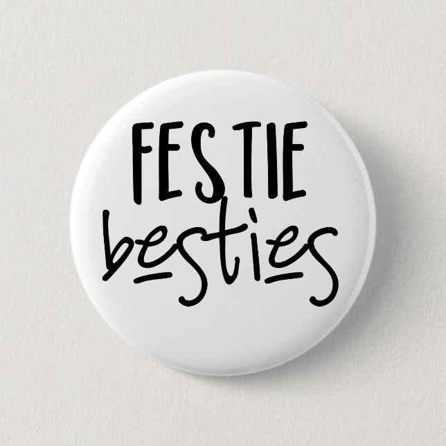 Festie Bestie Festival Button Knapp (Framsida)