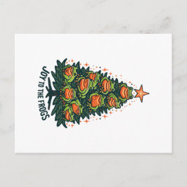 Festila amfibianer: Grodor på en singling i Julaft Vykort