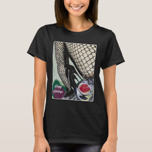 Festila fisknät: målarfärg på en t shirt