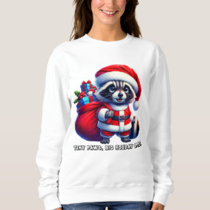 Festila kapplöpningar i Santa kostym som sprider h T Shirt