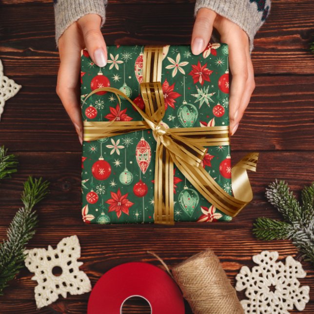 Festila prydnadsföremål utan sömlös Mönster Presentpapper (Skapare uppladdad)