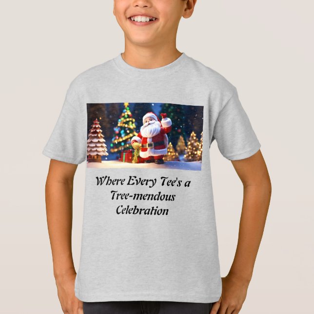 Festila trådar: Sträck dig själv i julCheer T Shirt (Framsida)