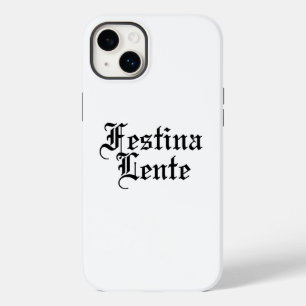 Festina Lente - Gör hasten långsam - latinsk fras