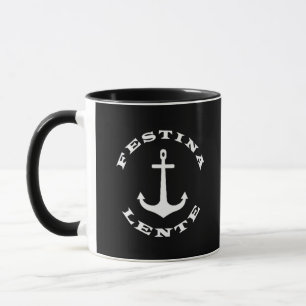 Festina lente mugg