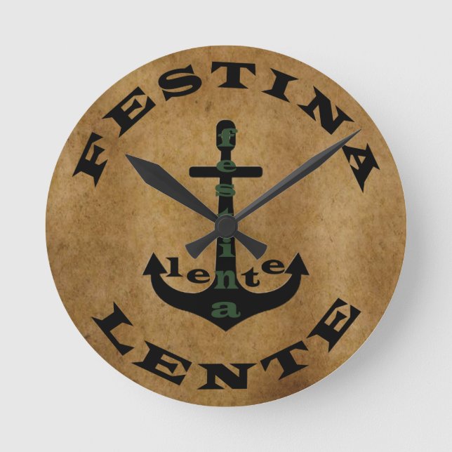 Festina lente rund klocka (Framsida)