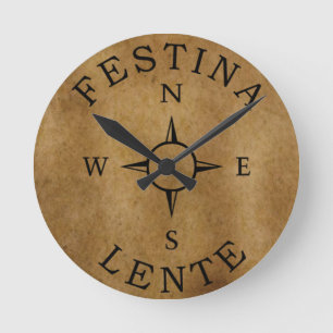 festina lente rund klocka