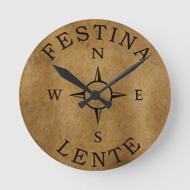 festina lente rund klocka (Framsida)