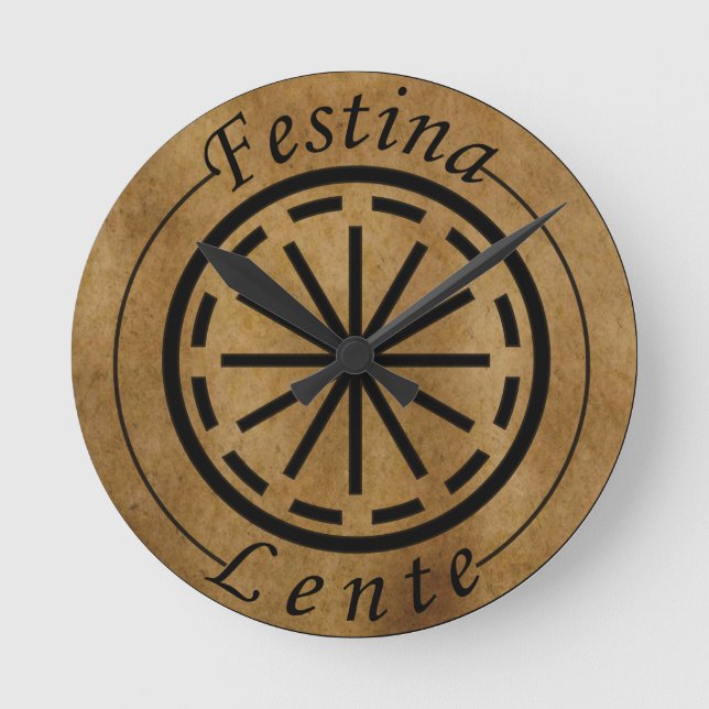 Festina lente rund klocka (Framsida)