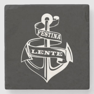 Festina lente stenunderlägg