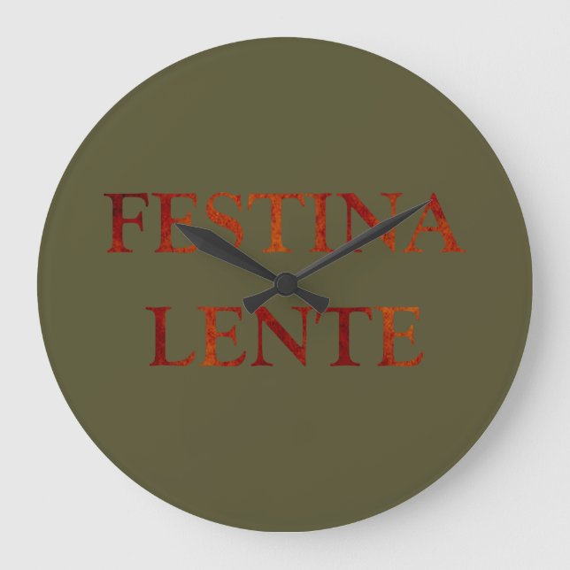 Festina lente stor klocka (Framsida)