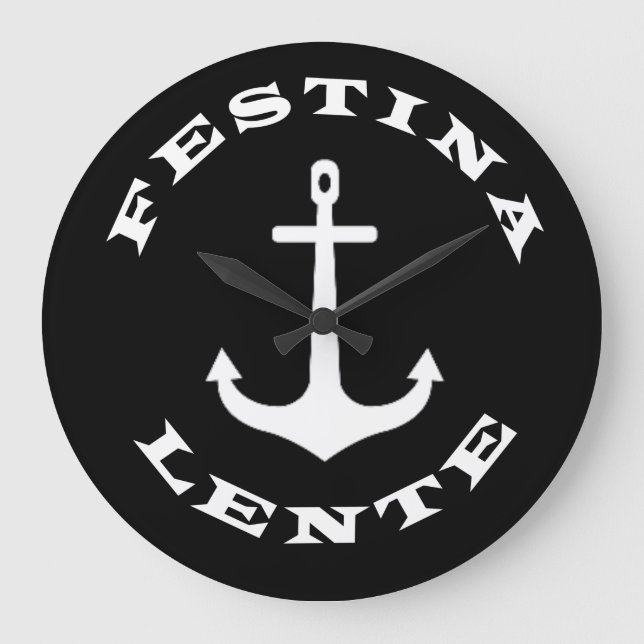 Festina lente stor klocka (Framsida)