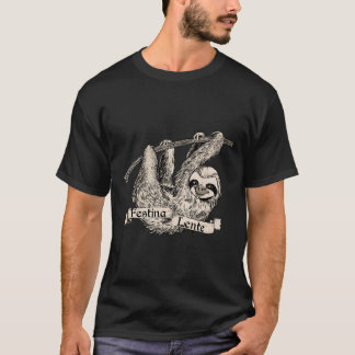 Festina Lente Three Toed Sloth T Shirt