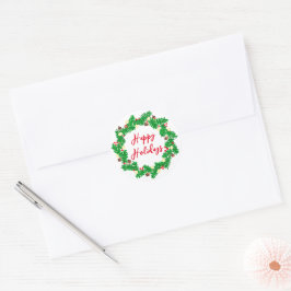 Festion andedräkt Glad helg Runt Klistermärke