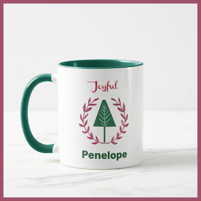 Festion Julgran och andedräkt Mugg (Skapare uppladdad)