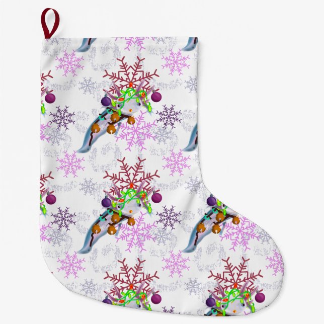 Festiv Axlotl Stor Julstrumpa (Framsidan)