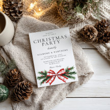 Festiv båge företagsjulparty