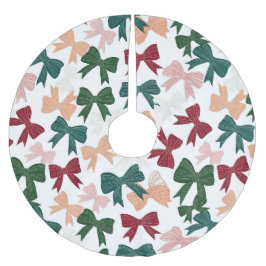 Festiv bandcharm julgransmatta borstad polyester